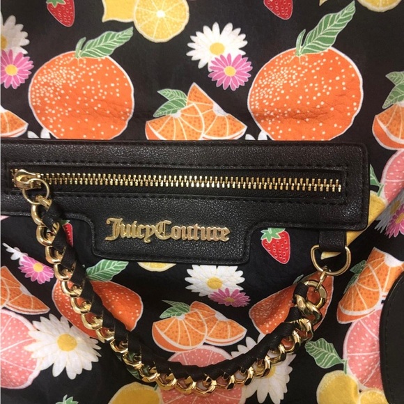 Juicy Couture Black Citrus Forbidden Fruit Backpack - Picture 5 of 13